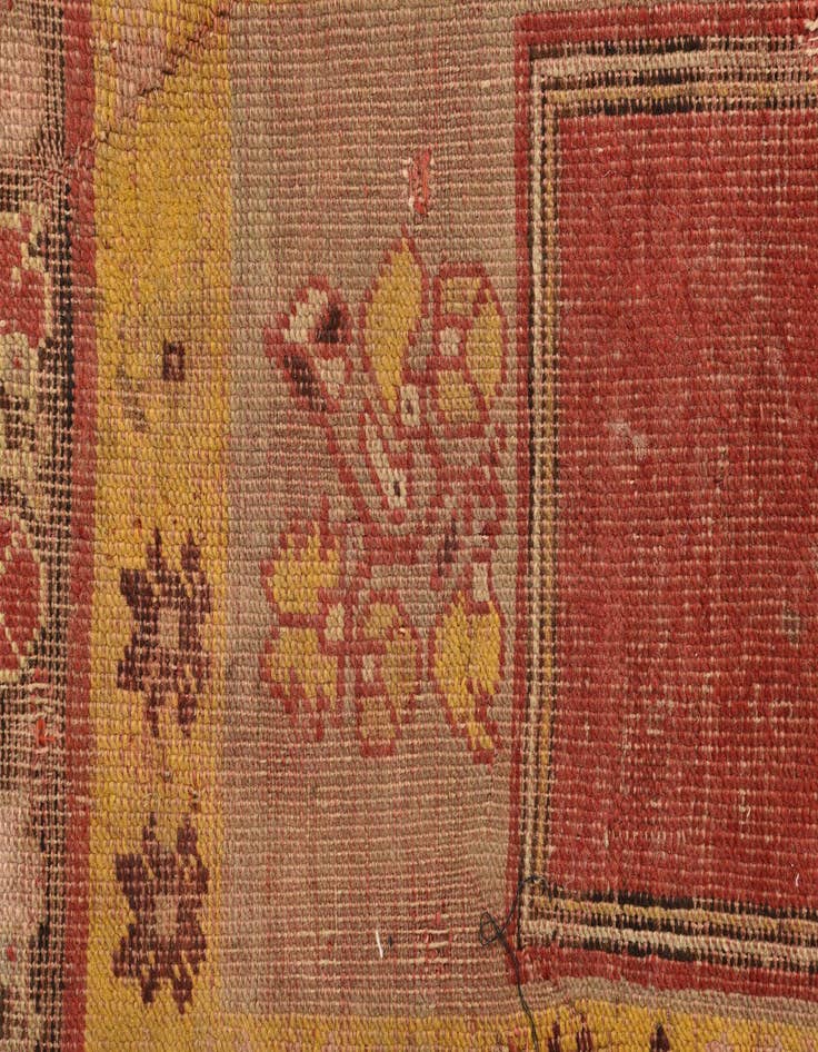 Detail image of 3' 3 x 5' 1  Hand Knotted Anatolian Oriental Wool Rug