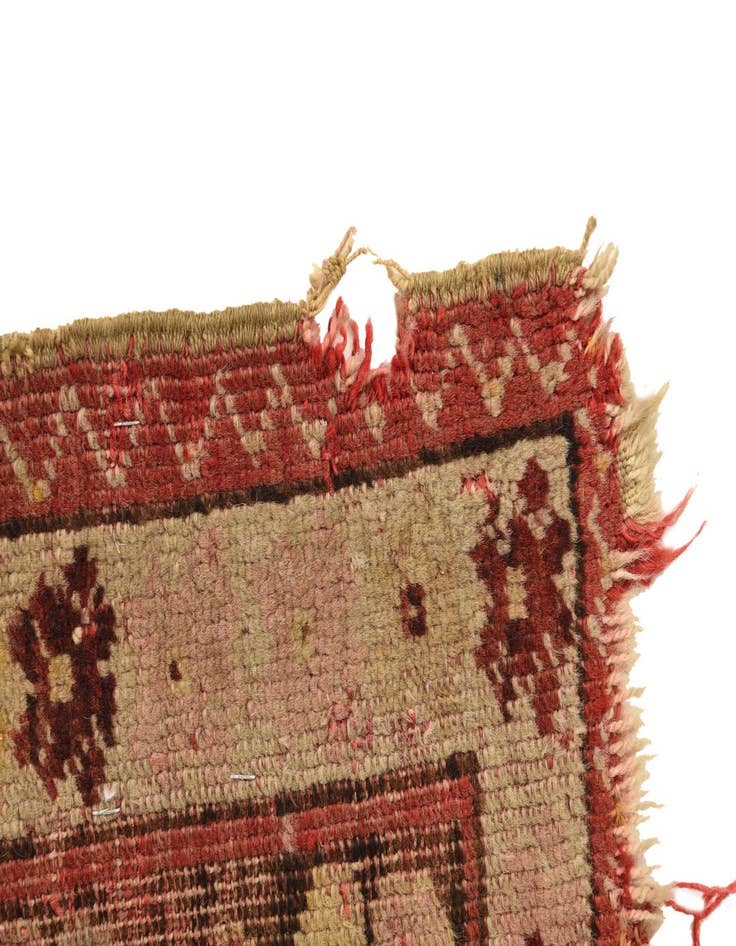 Detail image of 3' 3 x 5' 1  Hand Knotted Anatolian Oriental Wool Rug