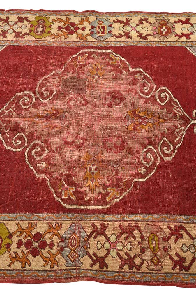 3' 6 x 5' 4 Hand Knotted Anatolian Oriental Wool Rug