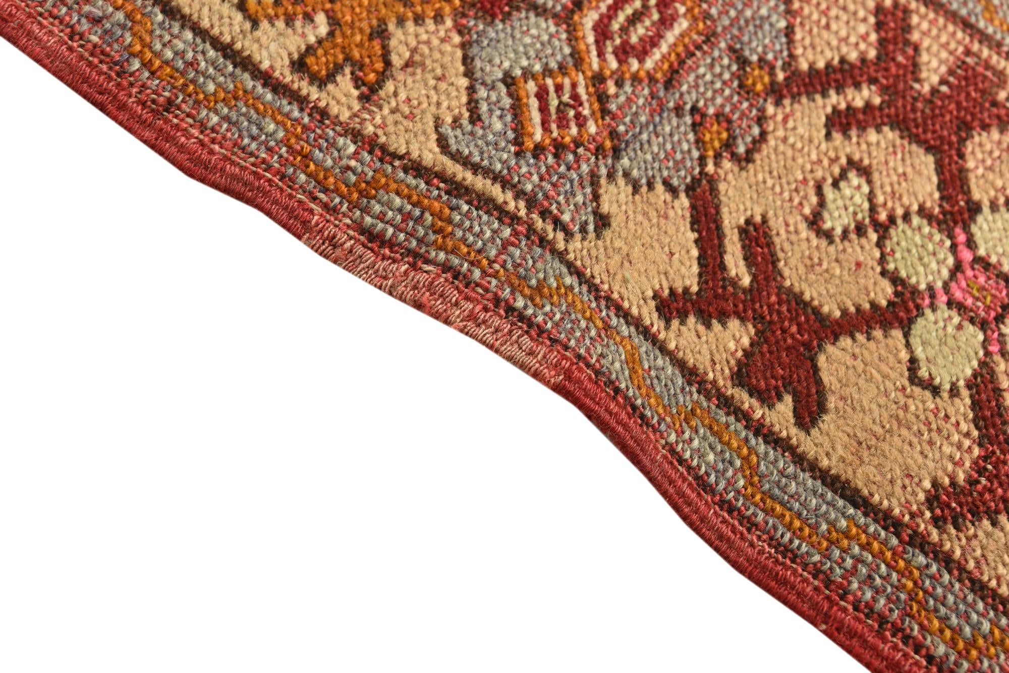 3' 6 x 5' 4 Hand Knotted Anatolian Oriental Wool Rug