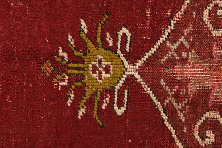 3' 6 x 5' 4 Hand Knotted Anatolian Oriental Wool Rug