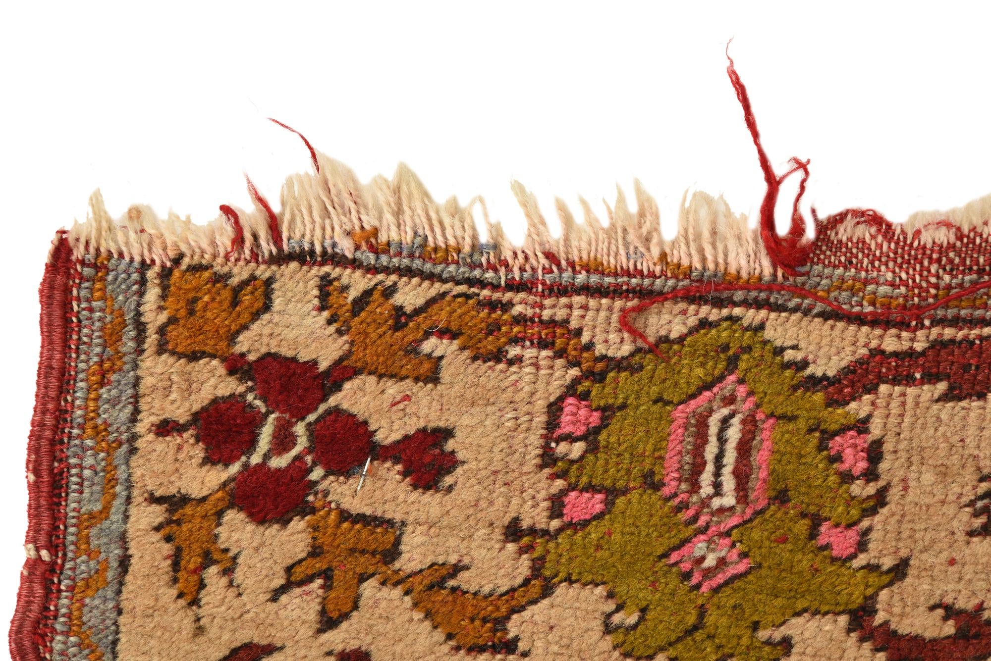 3' 6 x 5' 4 Hand Knotted Anatolian Oriental Wool Rug