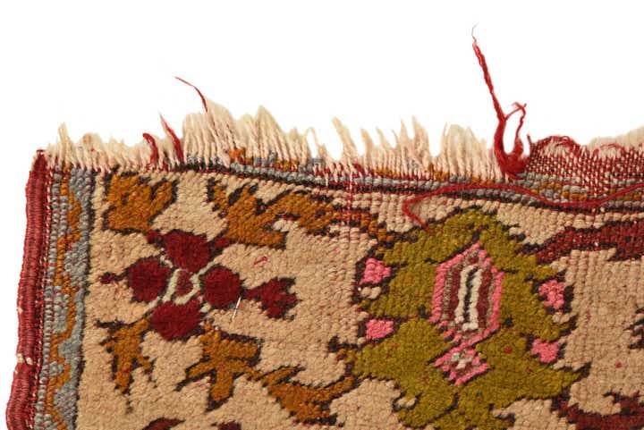3' 6 x 5' 4 Hand Knotted Anatolian Oriental Wool Rug