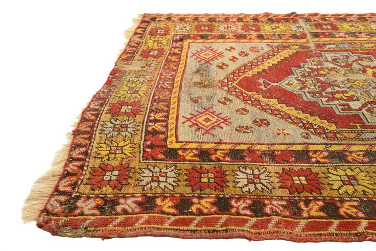 Detail image of 3' 8 x 4' 7 Hand Knotted Anatolian Wool Rug