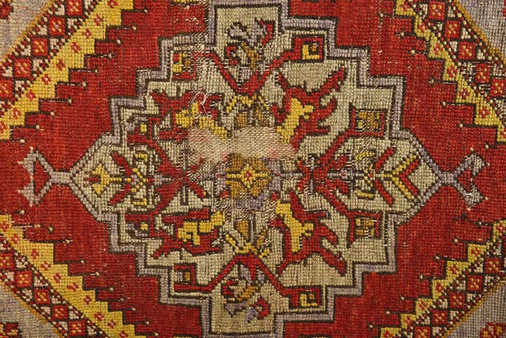 3' 8 x 4' 7 Hand Knotted Anatolian Wool Rug