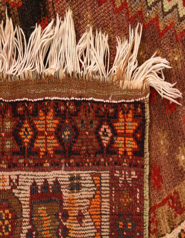 Detail image of 3' 10 x 6'  Hand Knotted Anatolian Oriental Wool Rug