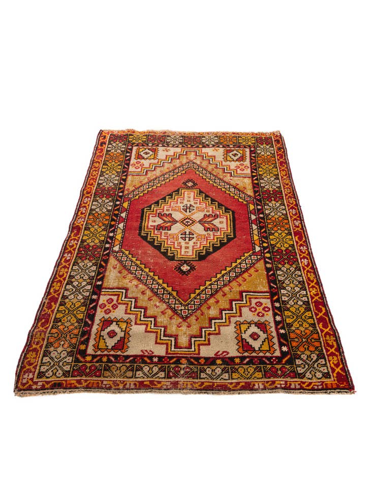 Detail image of 3' 4 x 5' 7 Hand Knotted Anatolian Wool Rug