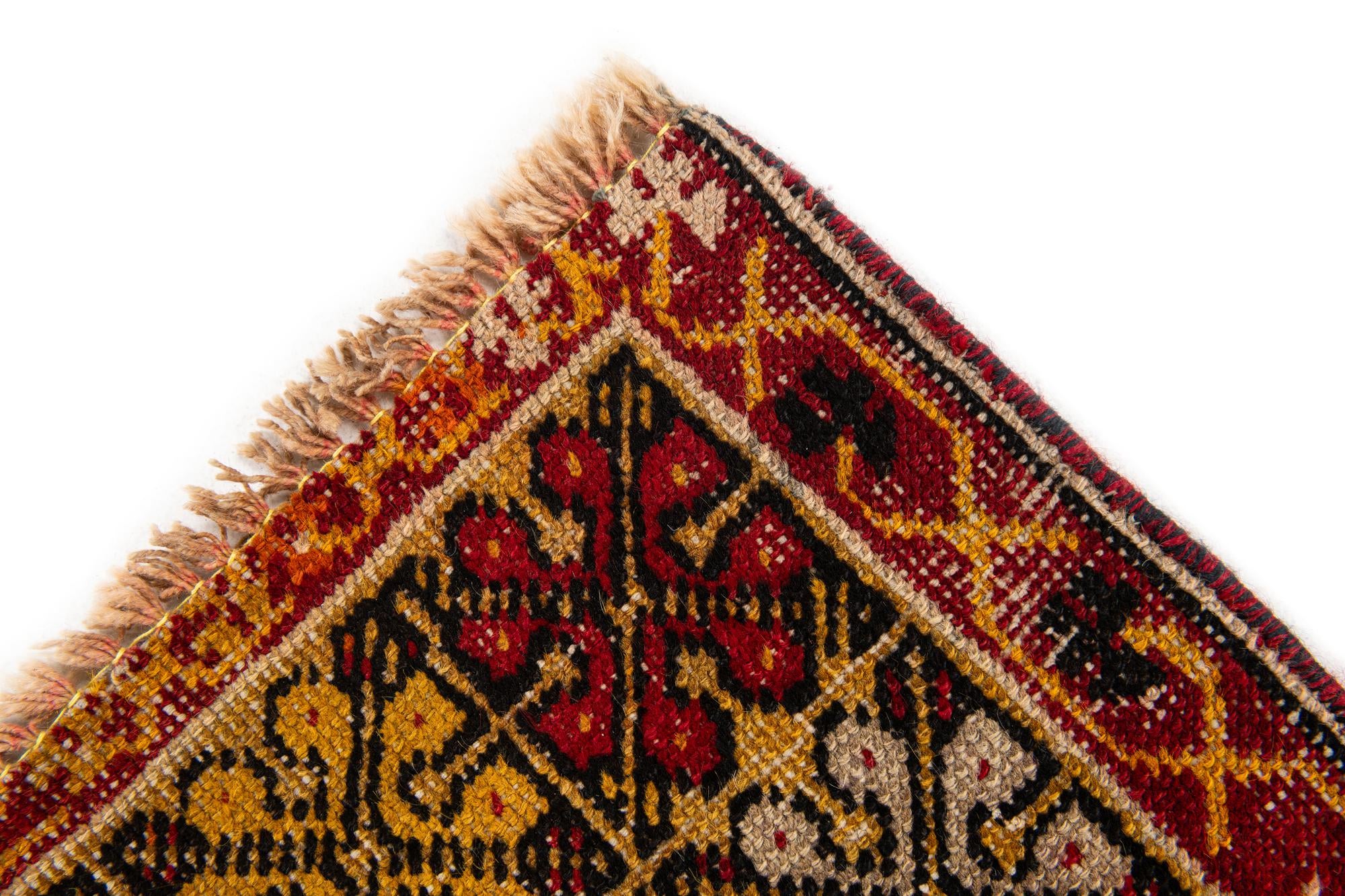 3' 4 x 5' 7 Hand Knotted Anatolian Wool Rug