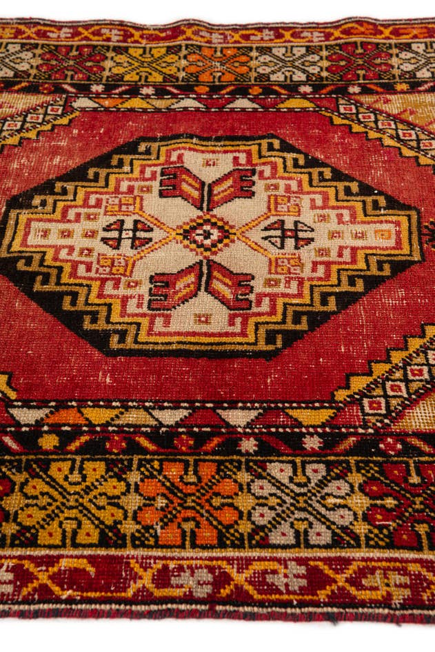 Detail image of 3' 4 x 5' 7 Hand Knotted Anatolian Wool Rug