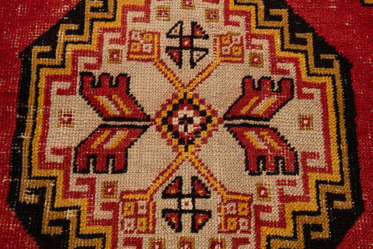 Detail image of 3' 4 x 5' 7 Hand Knotted Anatolian Wool Rug
