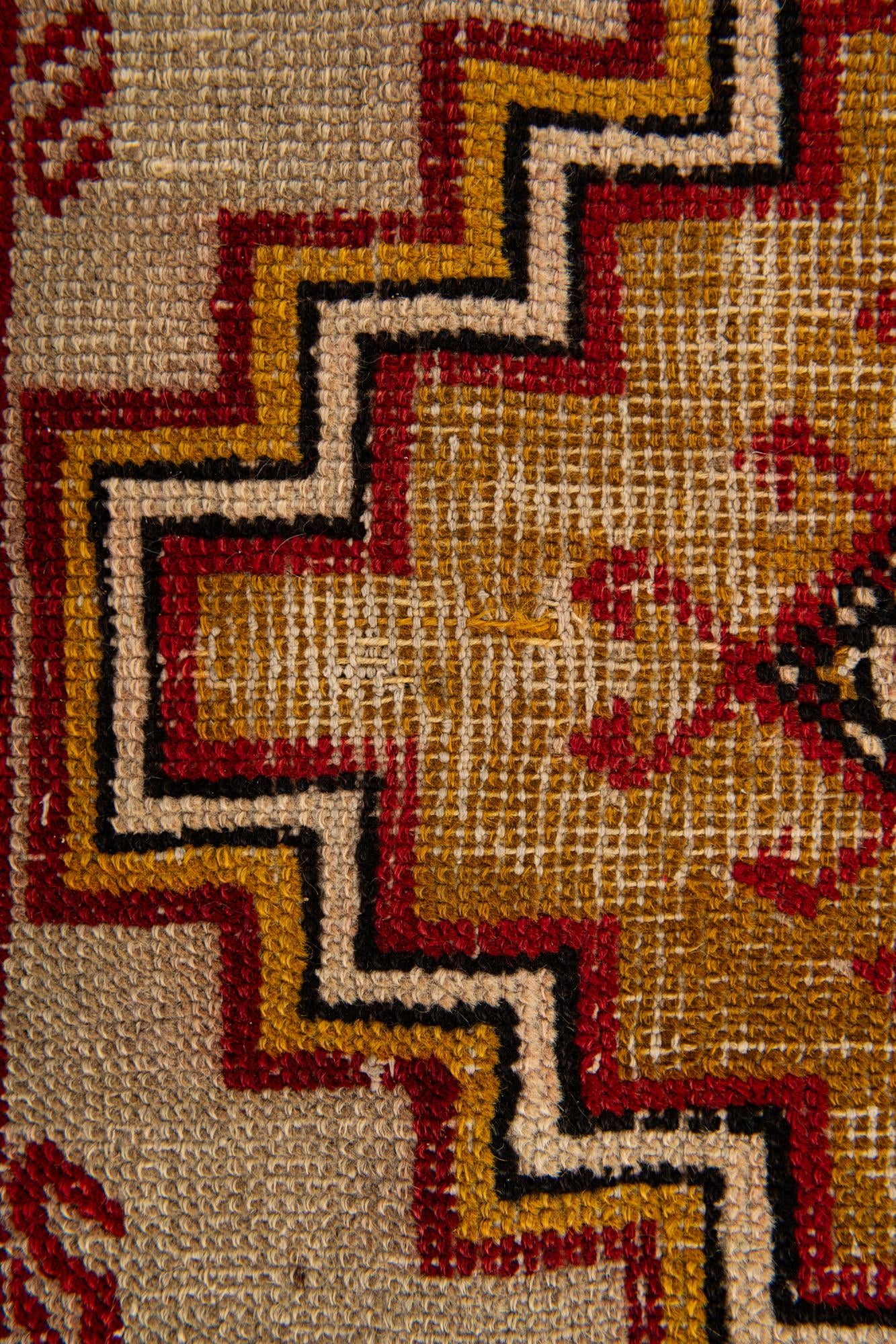 3' 4 x 5' 7 Hand Knotted Anatolian Wool Rug