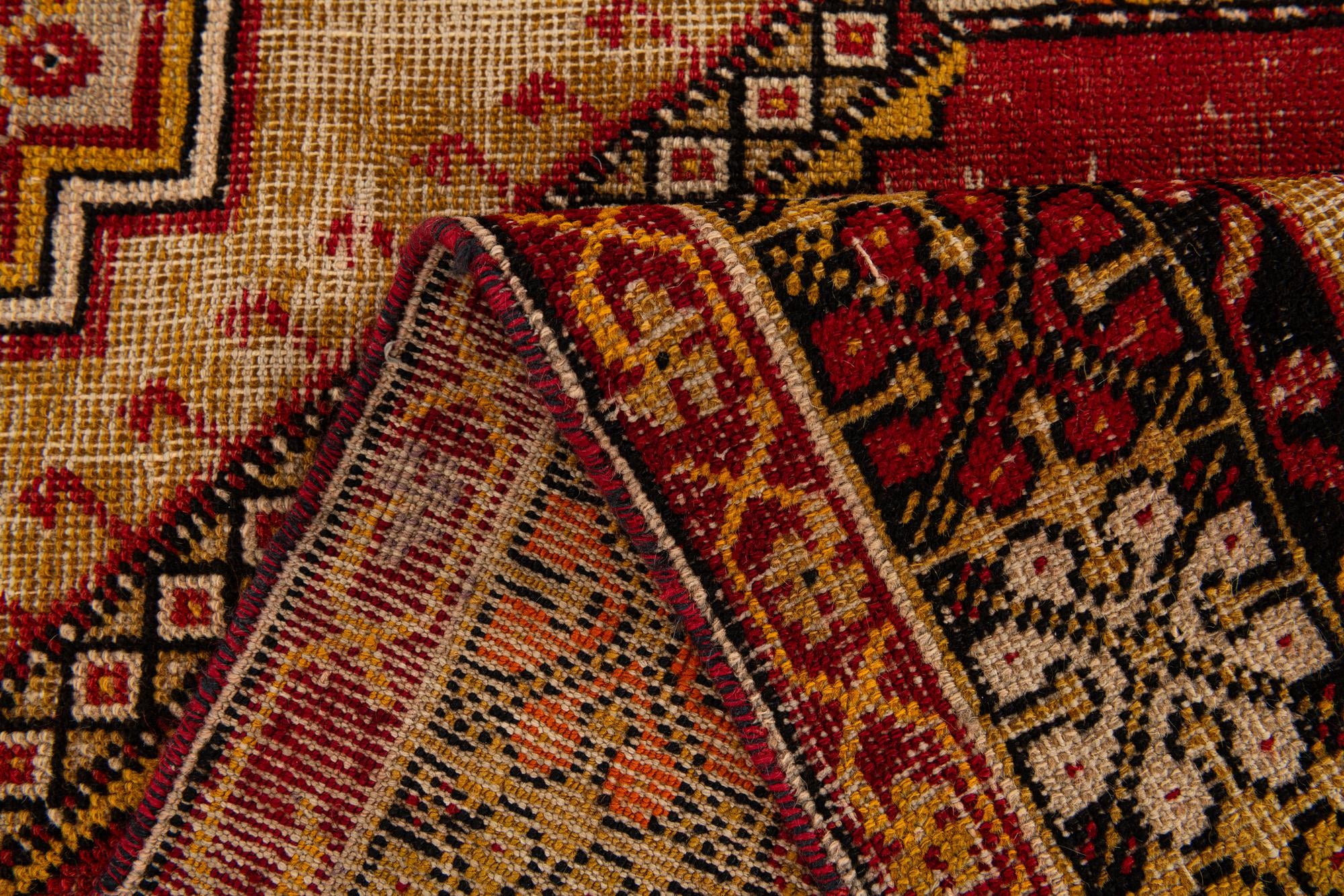 3' 4 x 5' 7 Hand Knotted Anatolian Wool Rug