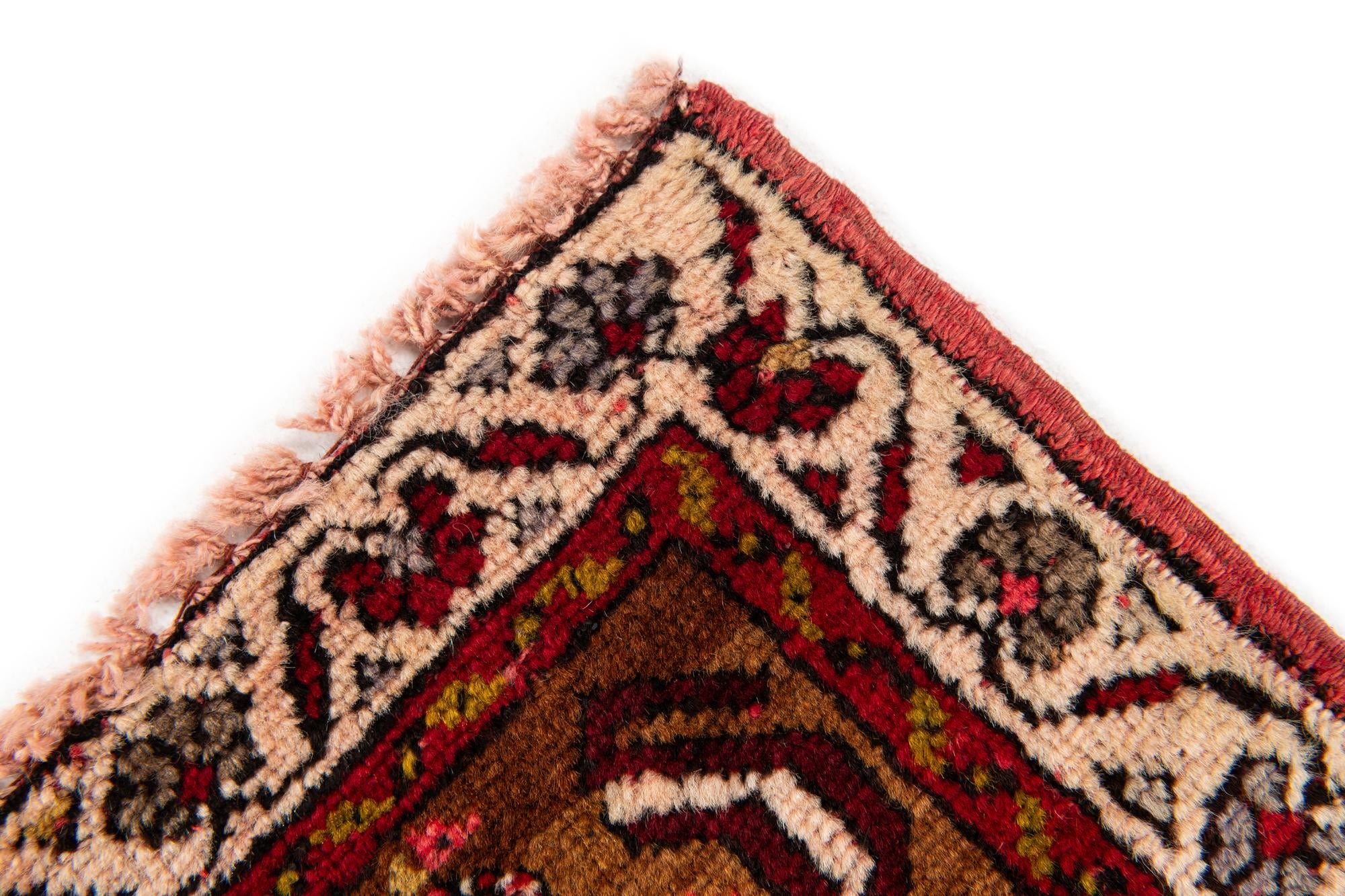 3' 4 x 5' 3 Hand Knotted Anatolian Oriental Wool Rug