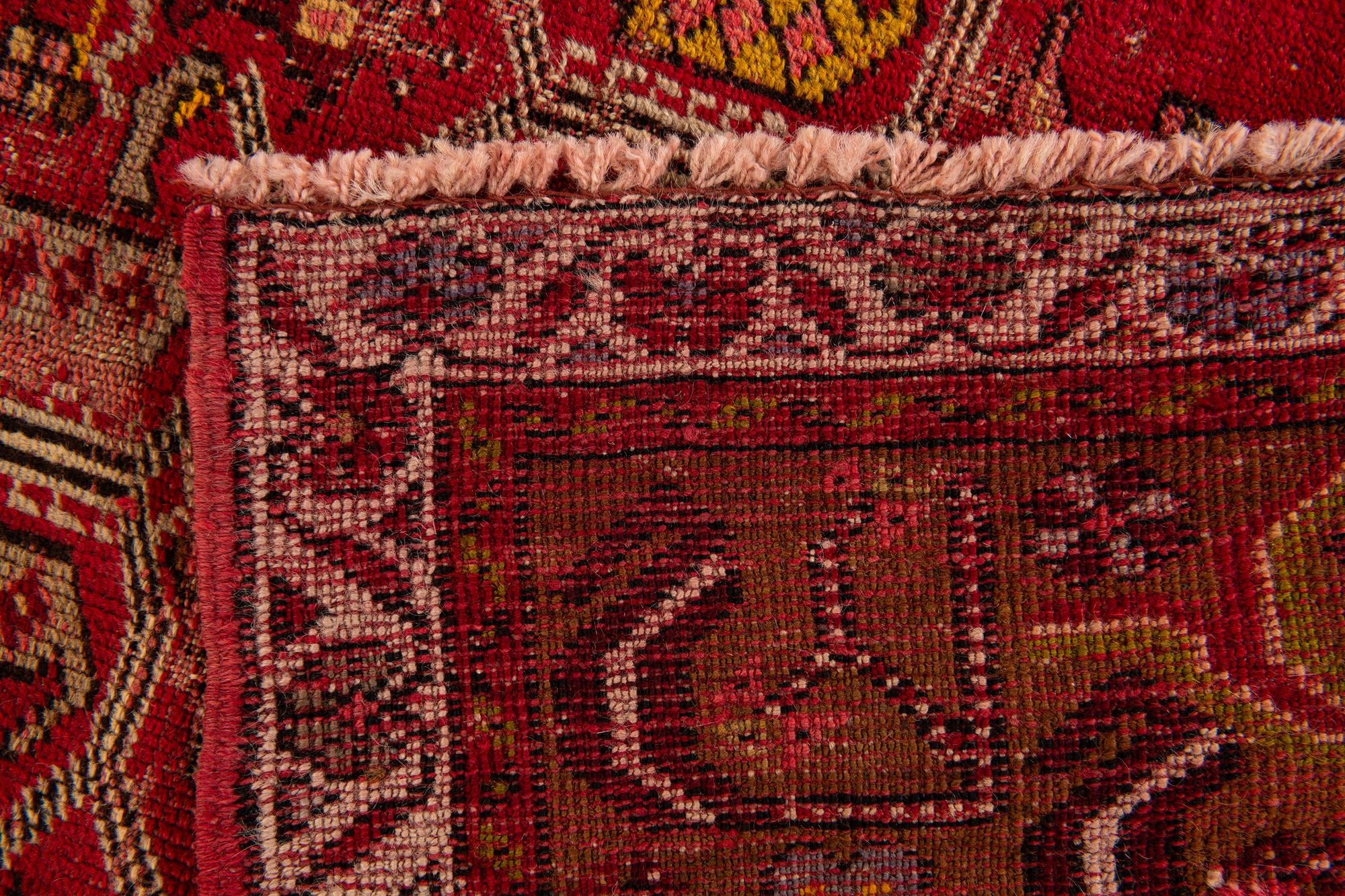 3' 4 x 5' 3 Hand Knotted Anatolian Oriental Wool Rug