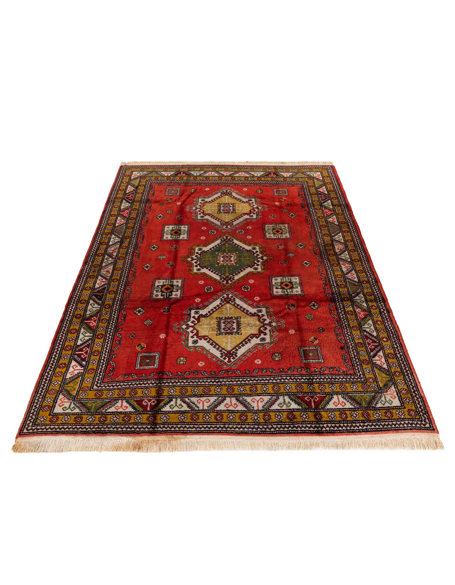 6' 11 x 10' 1 Hand Knotted Anatolian Wool Rug