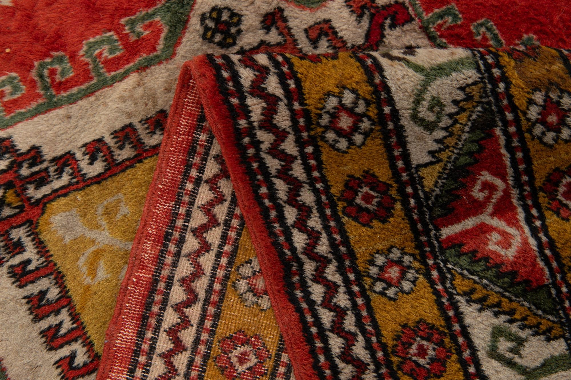 6' 11 x 10' 1 Hand Knotted Anatolian Wool Rug