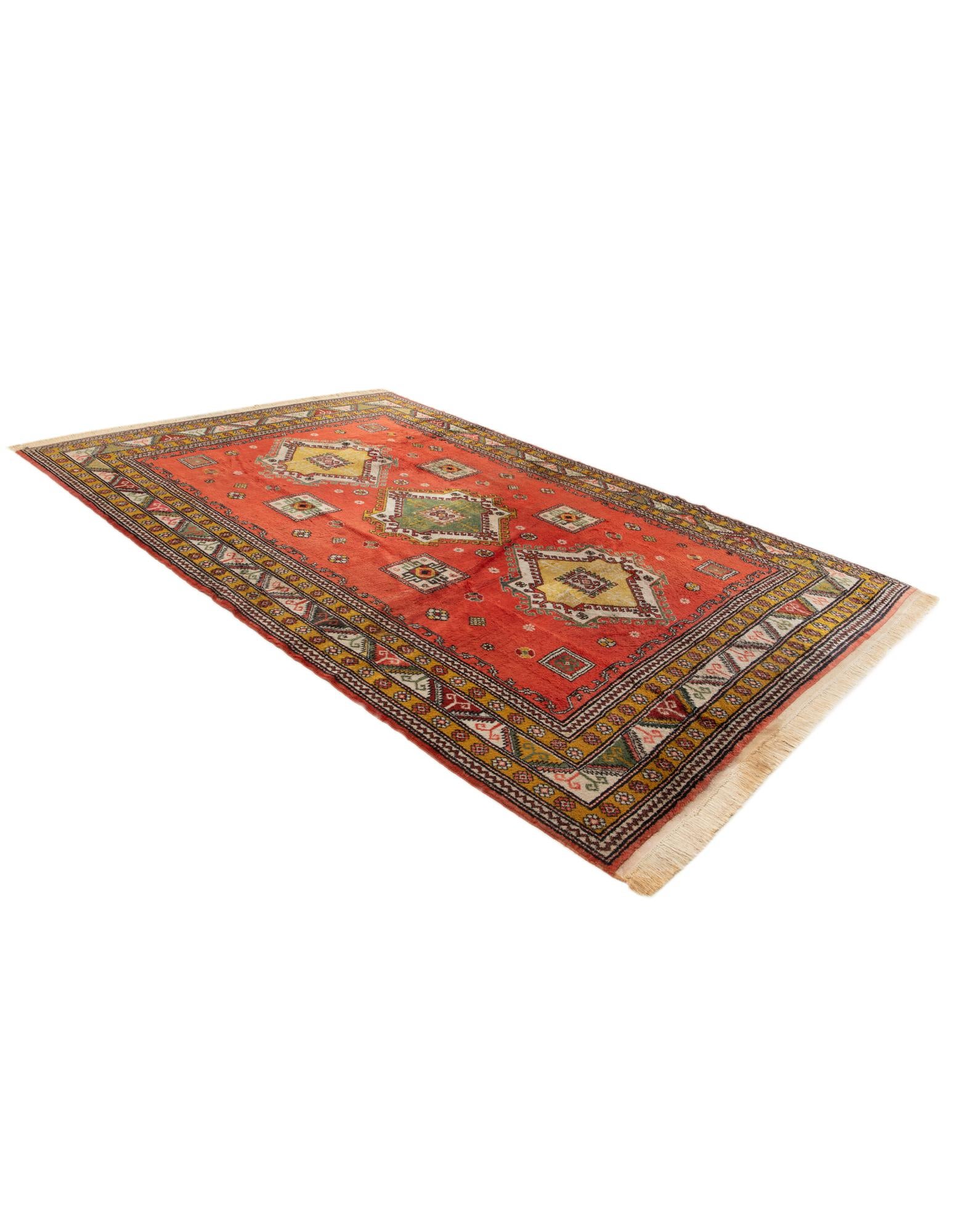 6' 11 x 10' 1 Hand Knotted Anatolian Wool Rug