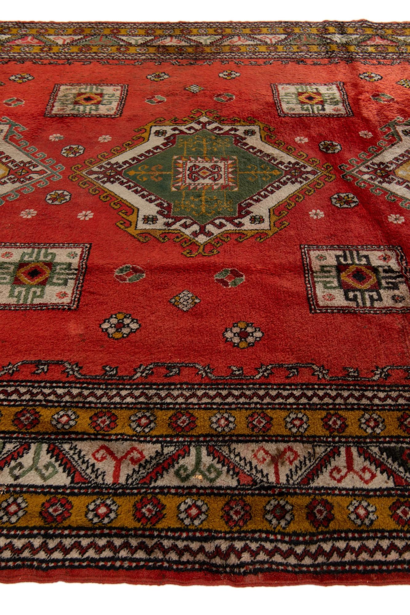 6' 11 x 10' 1 Hand Knotted Anatolian Wool Rug