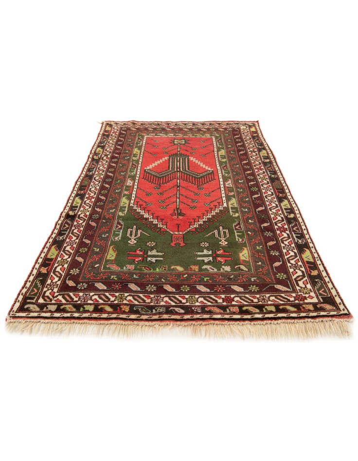 Detail image of 3' 9 x 6' 6 Hand Knotted Anatolian Wool Rug