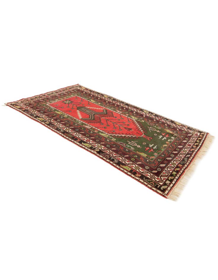 Detail image of 3' 9 x 6' 6 Hand Knotted Anatolian Wool Rug
