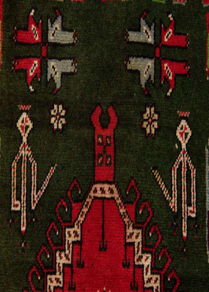 3' 9 x 6' 6 Hand Knotted Anatolian Wool Rug