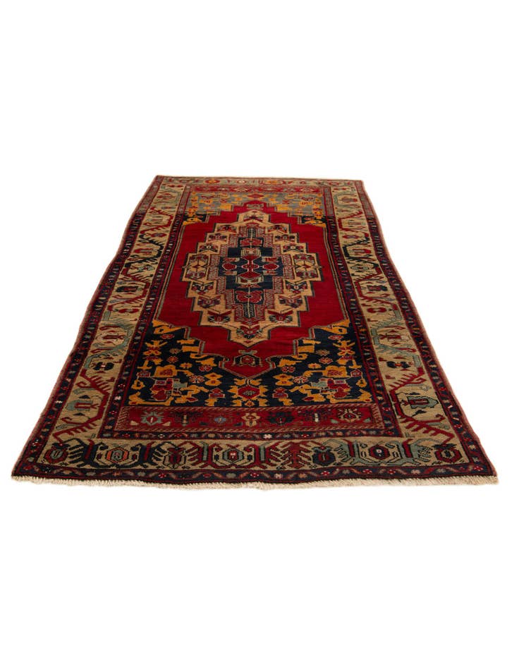 Detail image of 115cm x 215cm anudado a mano Anatolian Alfombra Oriental Lana