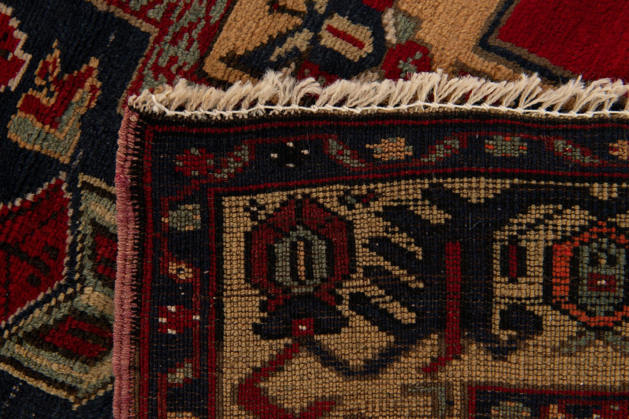 115cm x 215cm anudado a mano Anatolian Alfombra Oriental Lana