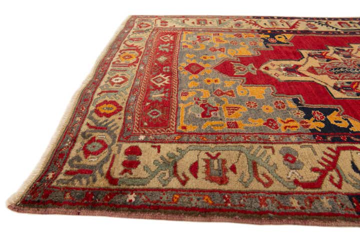 115cm x 215cm anudado a mano Anatolian Alfombra Oriental Lana