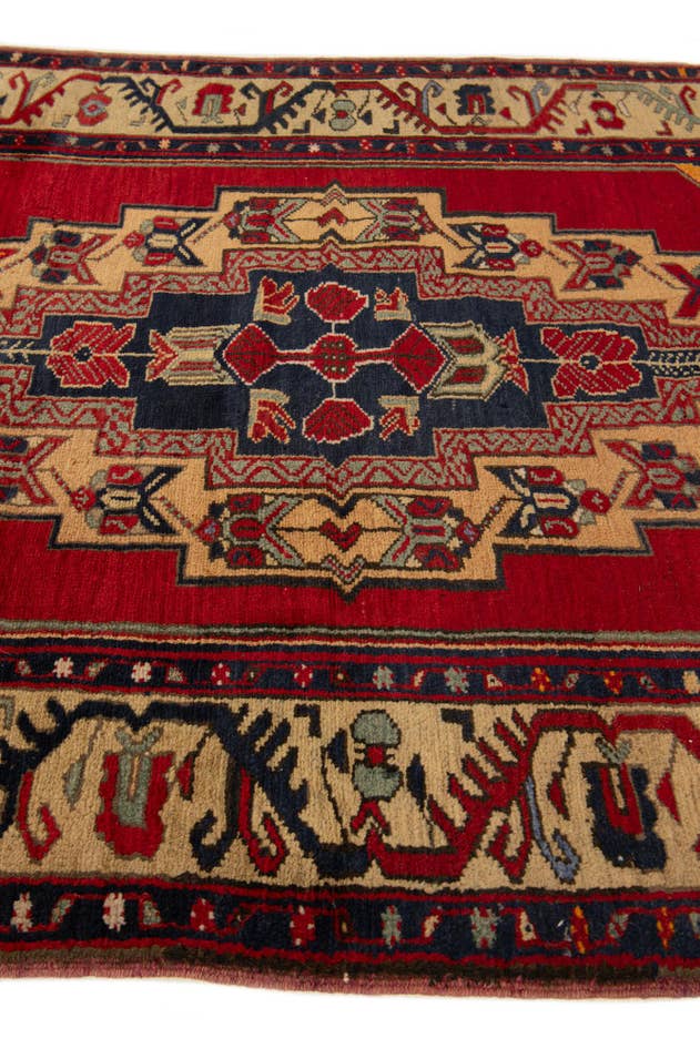 Detail image of 115cm x 215cm anudado a mano Anatolian Alfombra Oriental Lana