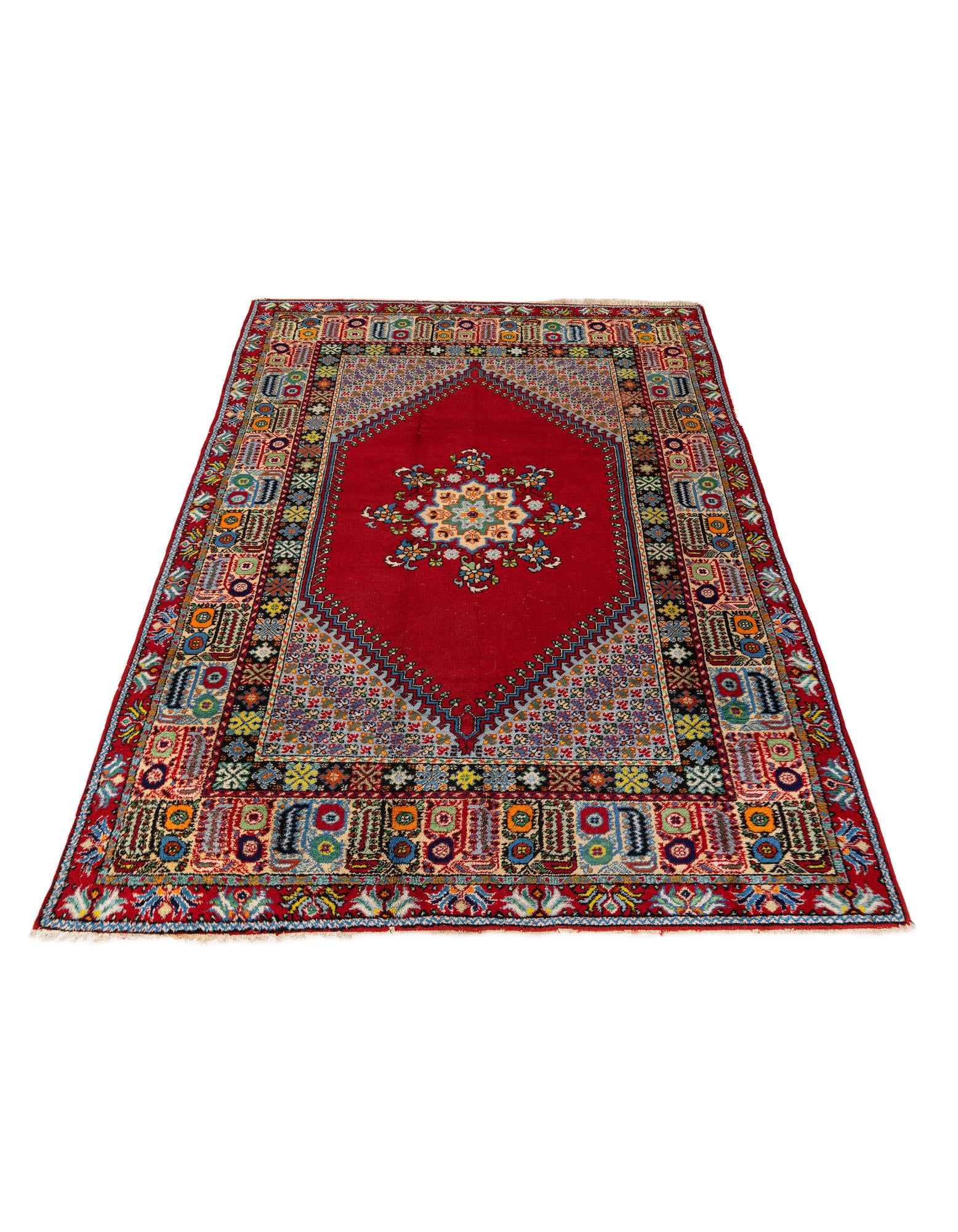 6' 6 x 9' 7 Hand Knotted Anatolian Wool Rug