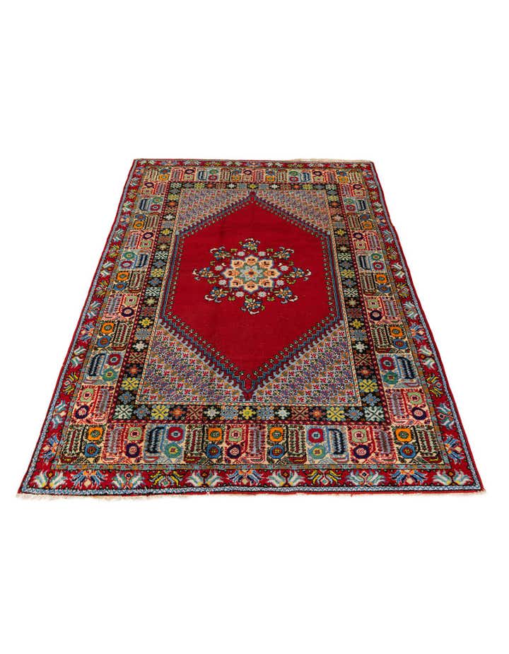 6' 6 x 9' 7 Hand Knotted Anatolian Wool Rug