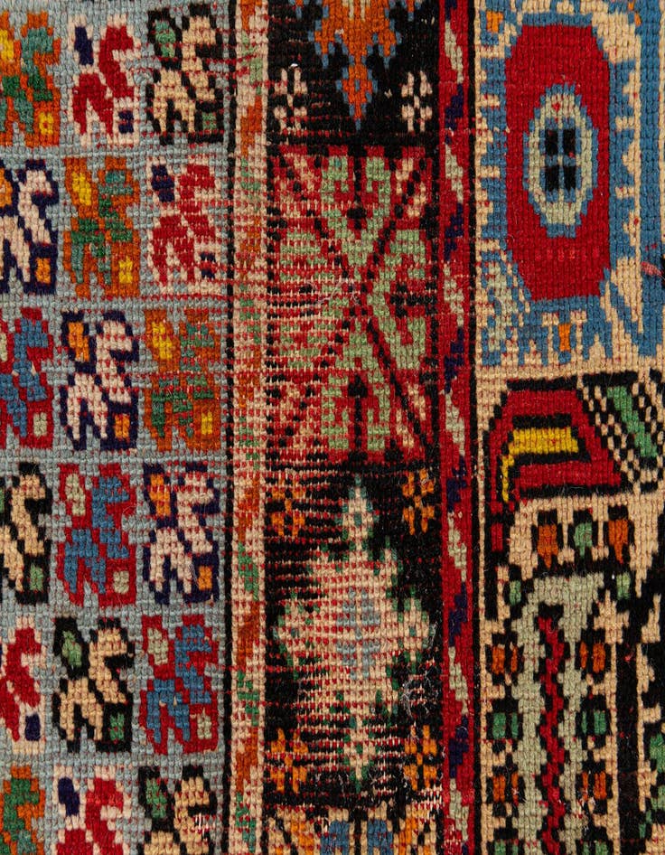 Detail image of 6' 6 x 9' 7  Hand Knotted Anatolian Wool Rug