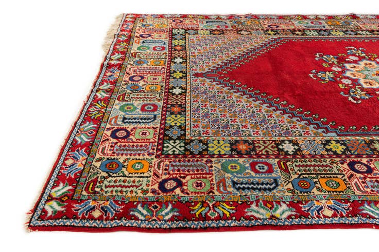 Detail image of 6' 6 x 9' 7 Hand Knotted Anatolian Wool Rug