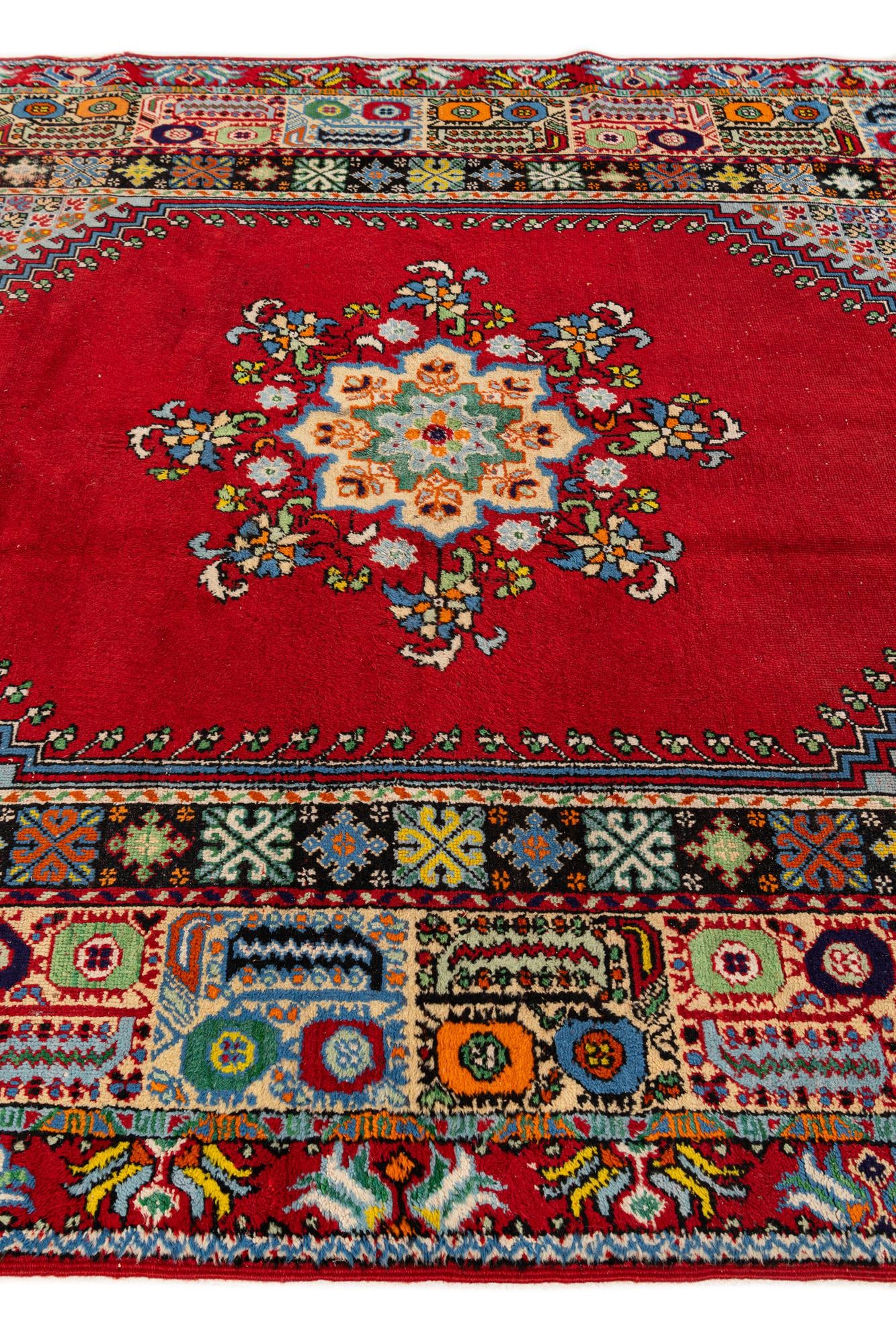 6' 6 x 9' 7 Hand Knotted Anatolian Wool Rug