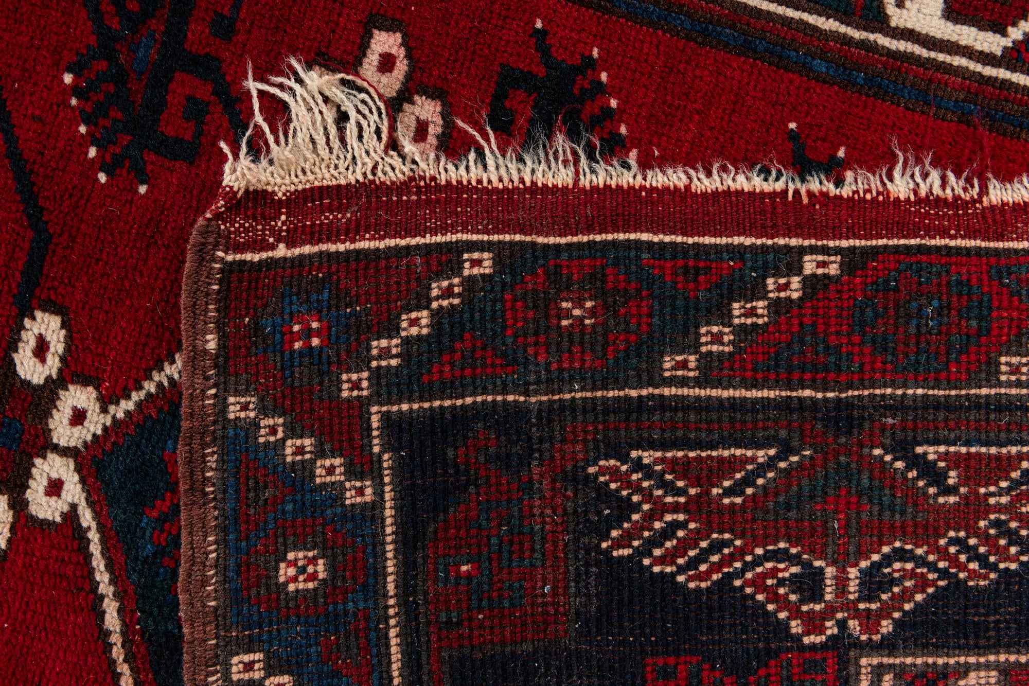 4' x 5' 11 Hand Knotted Anatolian Wool Rug