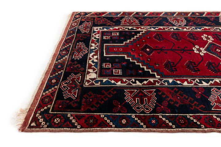 4' x 5' 11 Hand Knotted Anatolian Wool Rug