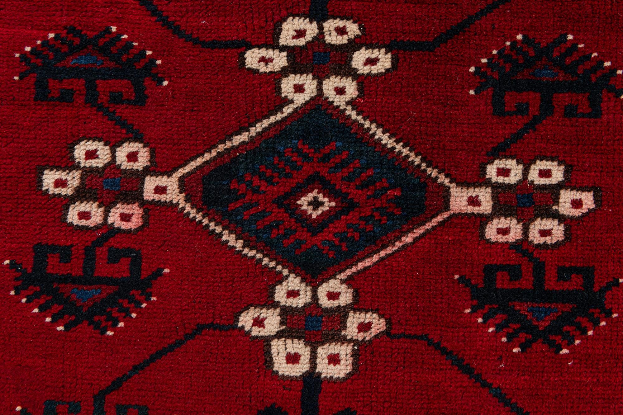 4' x 5' 11 Hand Knotted Anatolian Wool Rug