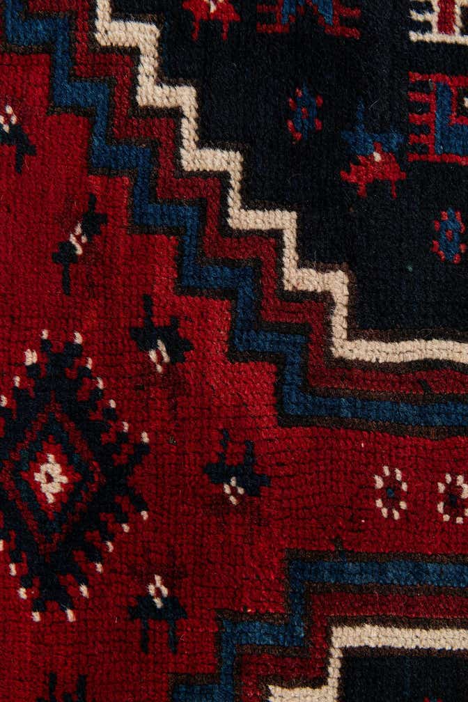 4' x 5' 11 Hand Knotted Anatolian Wool Rug