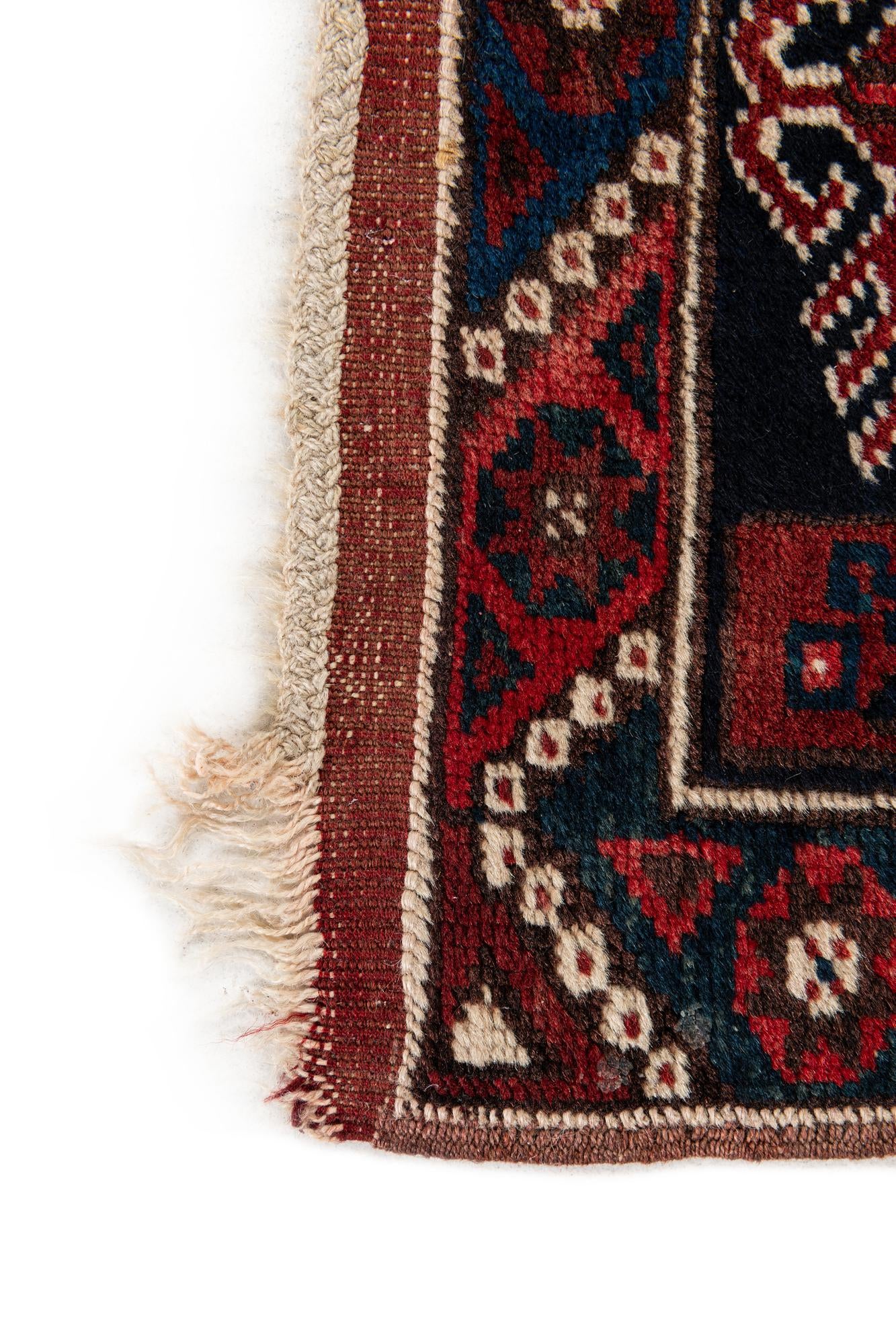 4' x 5' 11 Hand Knotted Anatolian Wool Rug