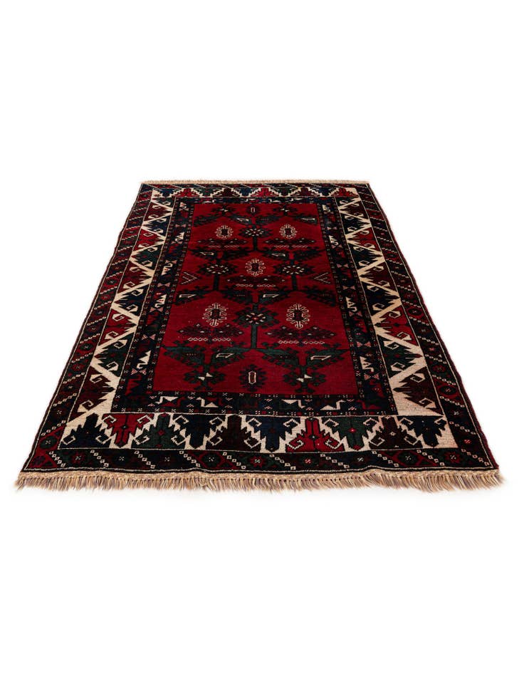 Detail image of 4' 5 x 7' 3 Hand Knotted Anatolian Wool Rug