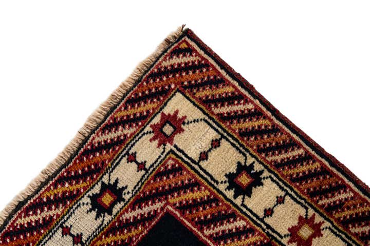 105cm x 190cm anudado a mano Anatolian Alfombra Lana