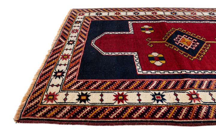 105cm x 190cm anudado a mano Anatolian Alfombra Lana