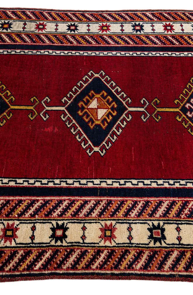 105cm x 190cm anudado a mano Anatolian Alfombra Lana
