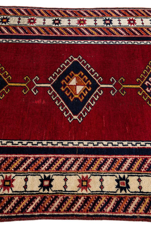 Detail image of 105cm x 190cm anudado a mano Anatolian Alfombra Lana