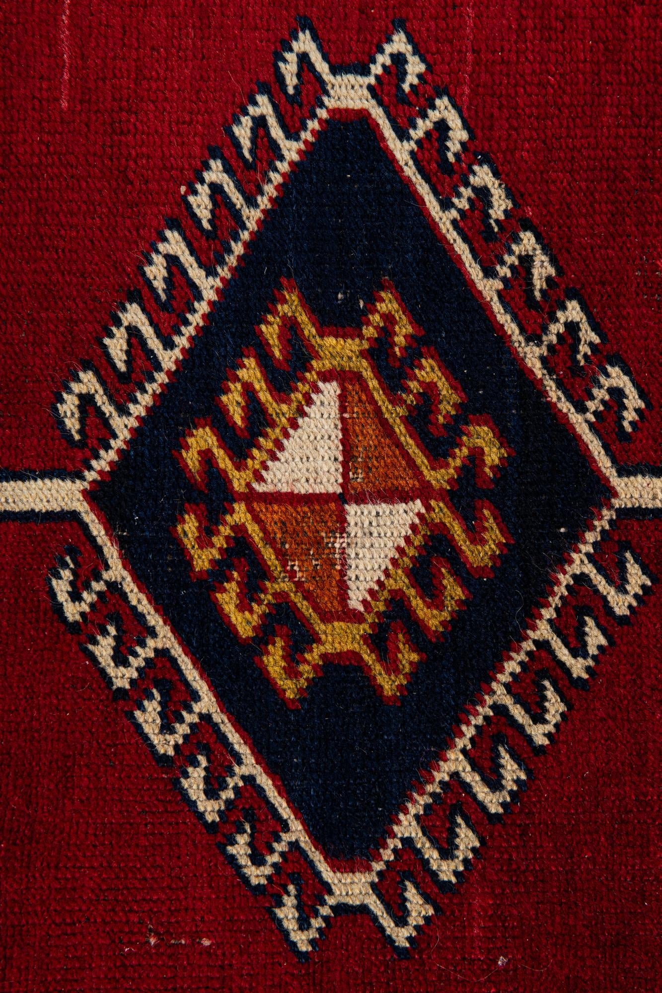 105cm x 190cm anudado a mano Anatolian Alfombra Lana