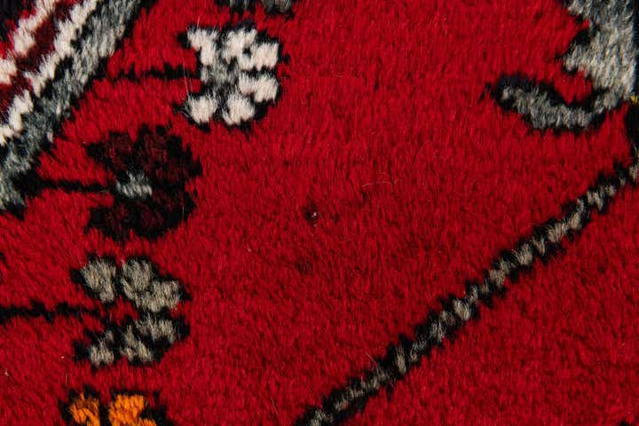 4' 1 x 6' 5 Hand Knotted Anatolian Oriental Wool Rug