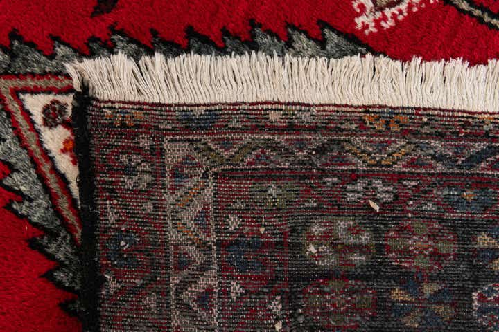 4' 1 x 6' 5 Hand Knotted Anatolian Oriental Wool Rug