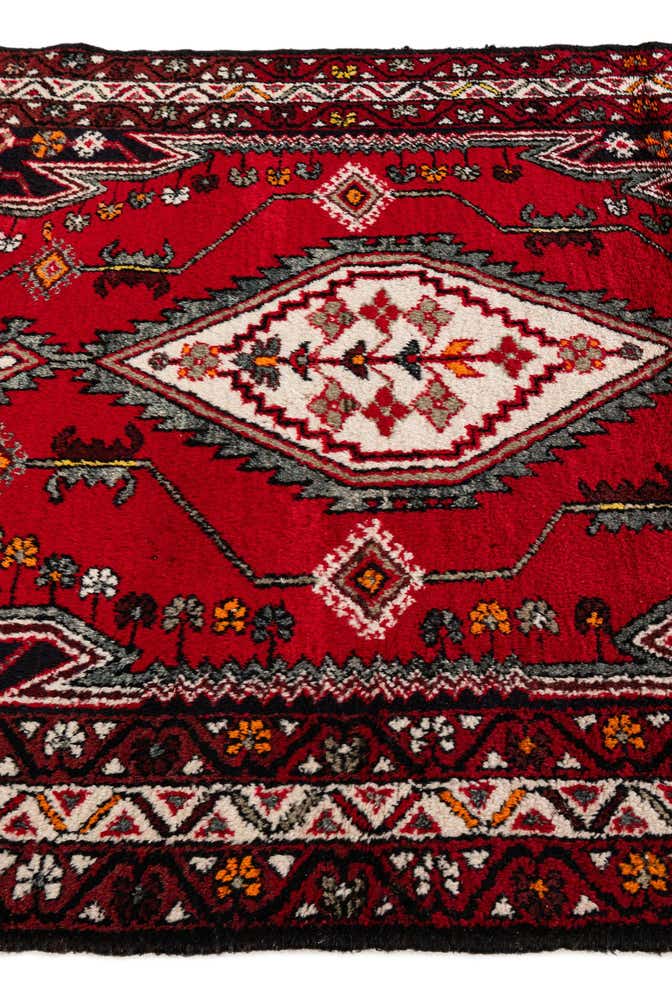 4' 1 x 6' 5 Hand Knotted Anatolian Oriental Wool Rug