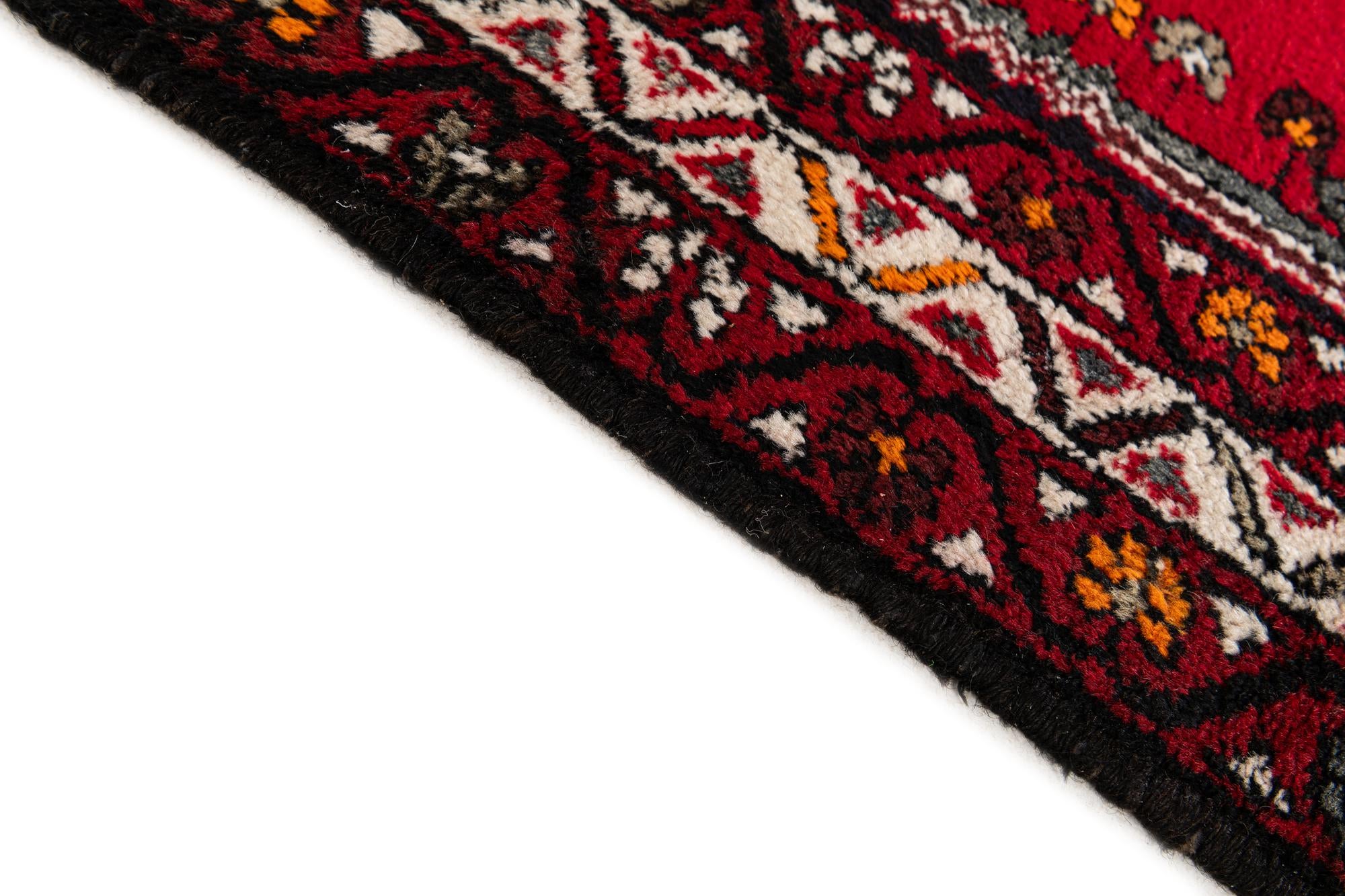 4' 1 x 6' 5 Hand Knotted Anatolian Oriental Wool Rug
