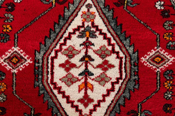 4' 1 x 6' 5 Hand Knotted Anatolian Oriental Wool Rug